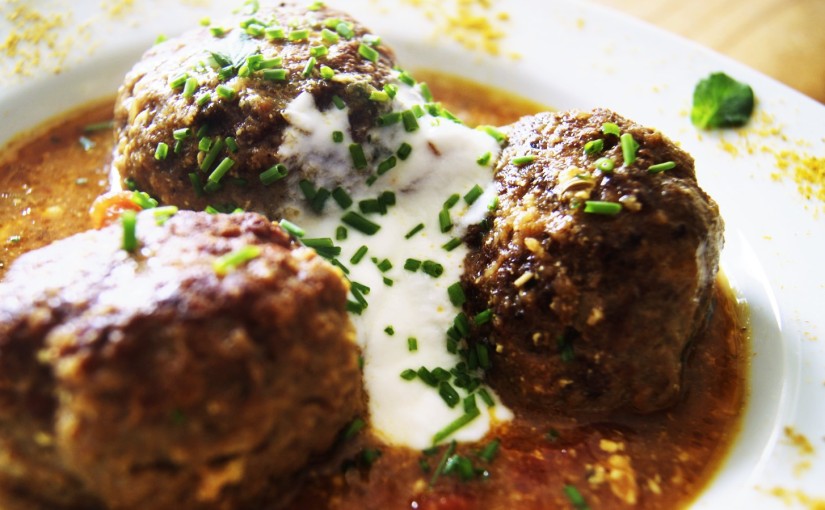 Kofta curry, albóndigas al curry