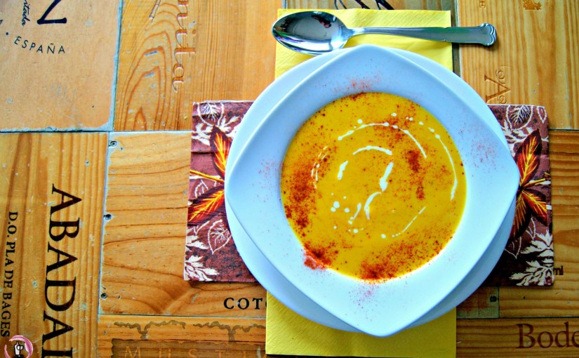 Crema de calabaza asada