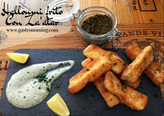 Halloumi frito con Za´atar