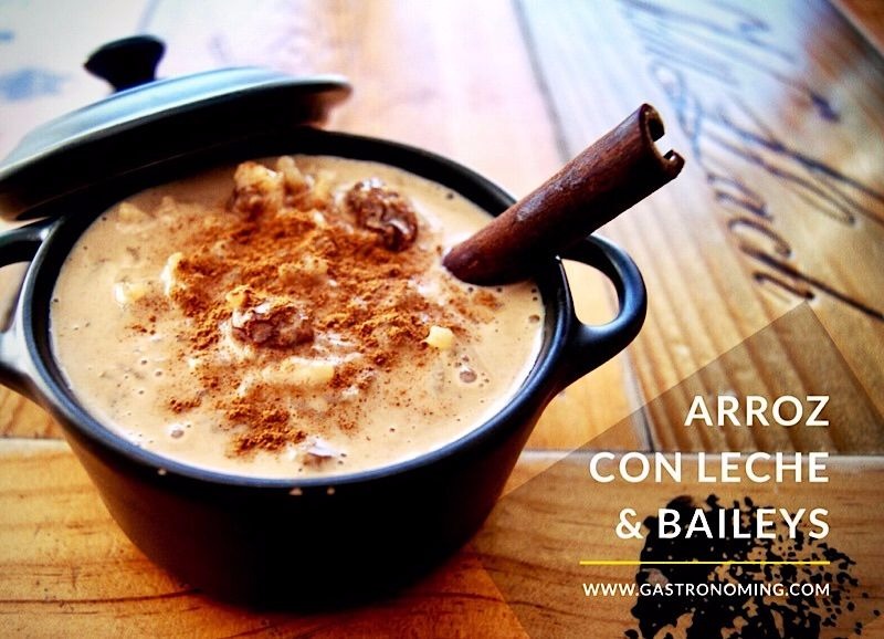 Arroz con leche y Baileys