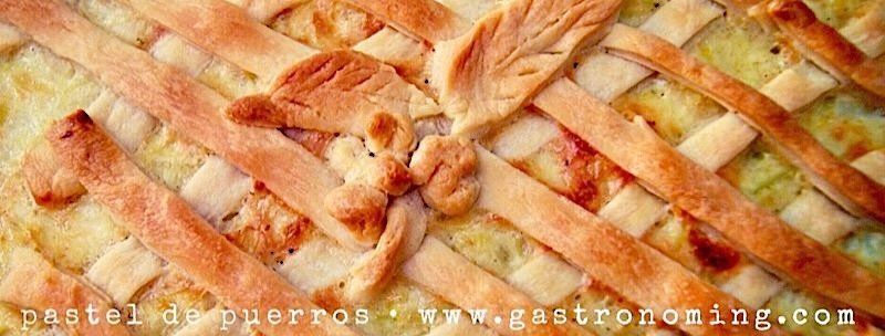 Pastel de puerros