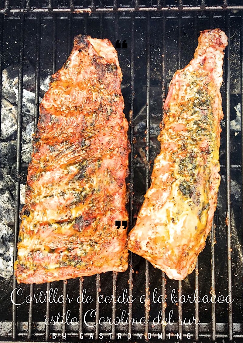 Costillas de cerdo a la barbacoa estilo Carolina del sur