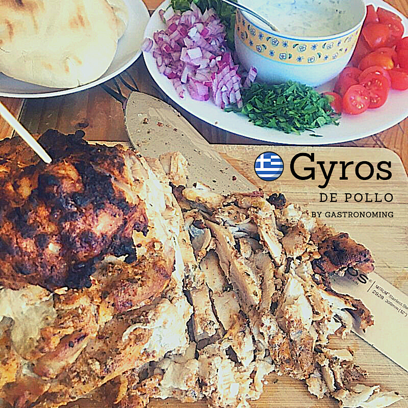 Gyros de pollo