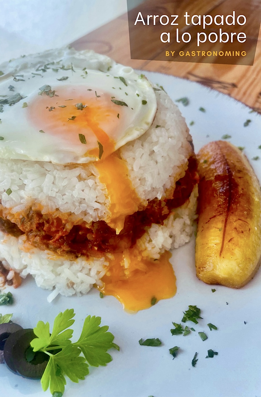 Arroz tapado a lo pobre, cuanta ironía para tanto sabor