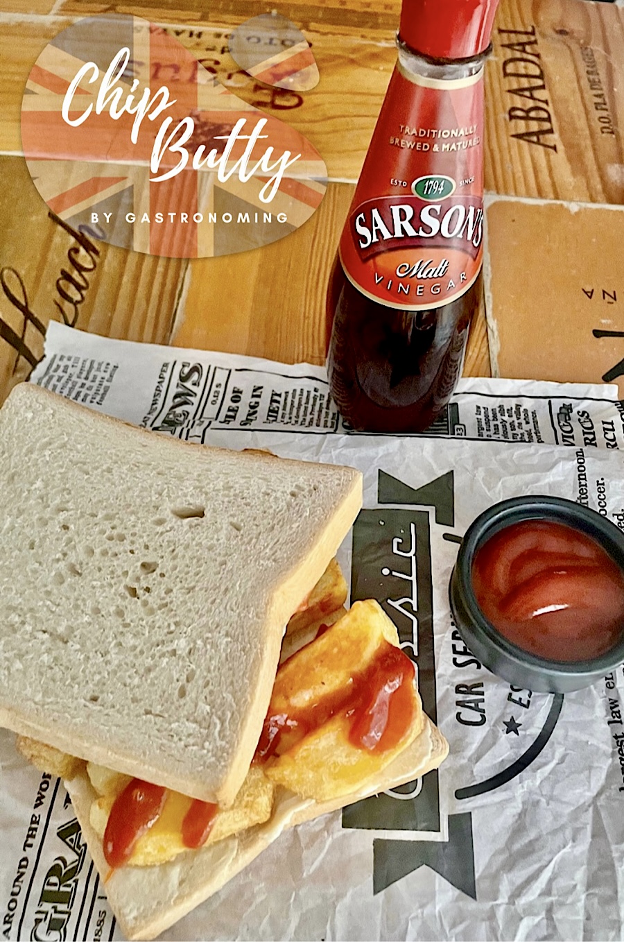 Chip butty, el sándwich británico para ponerte como un «gentleman»
