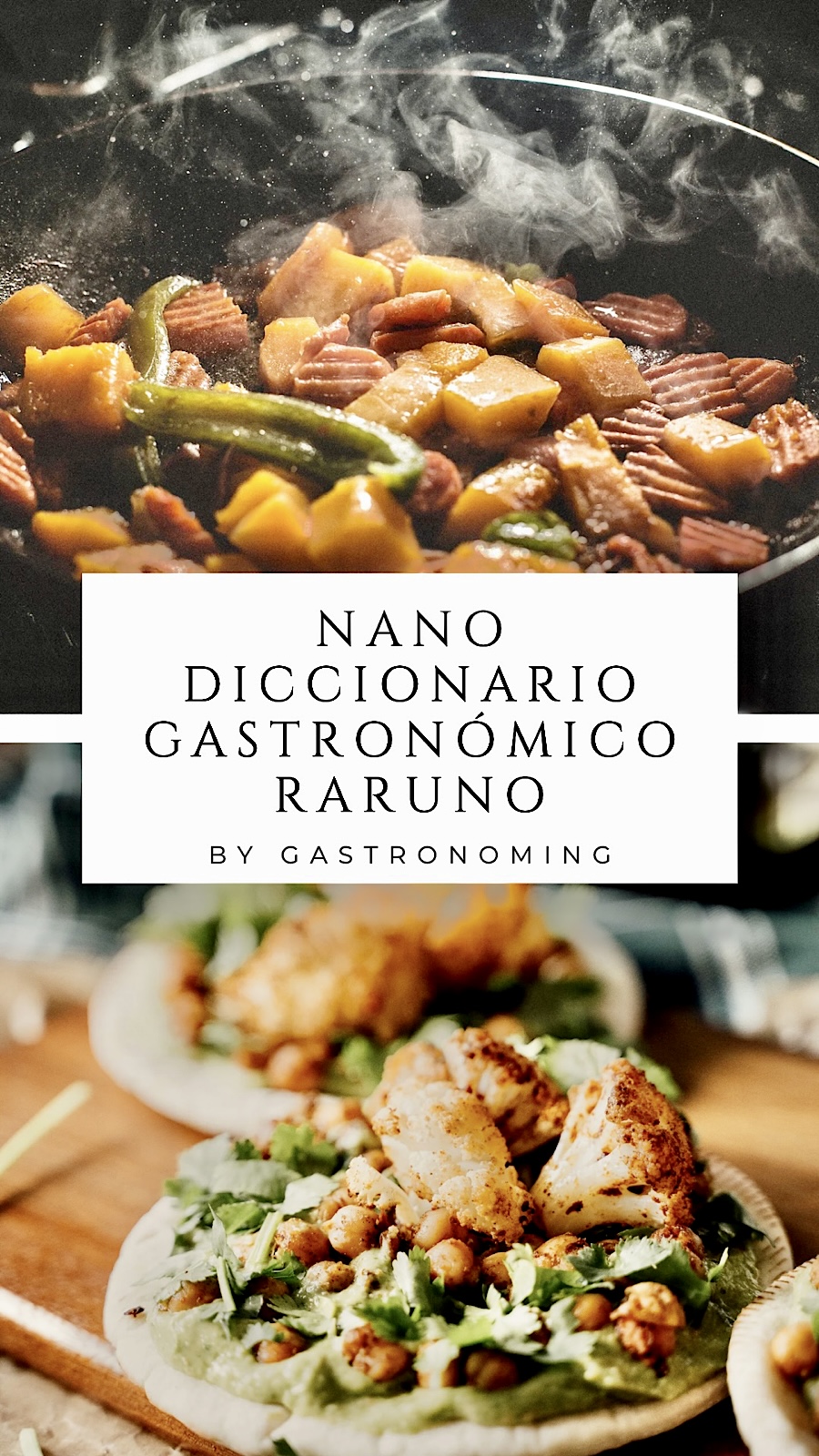 Nano diccionario gastronómico raruno