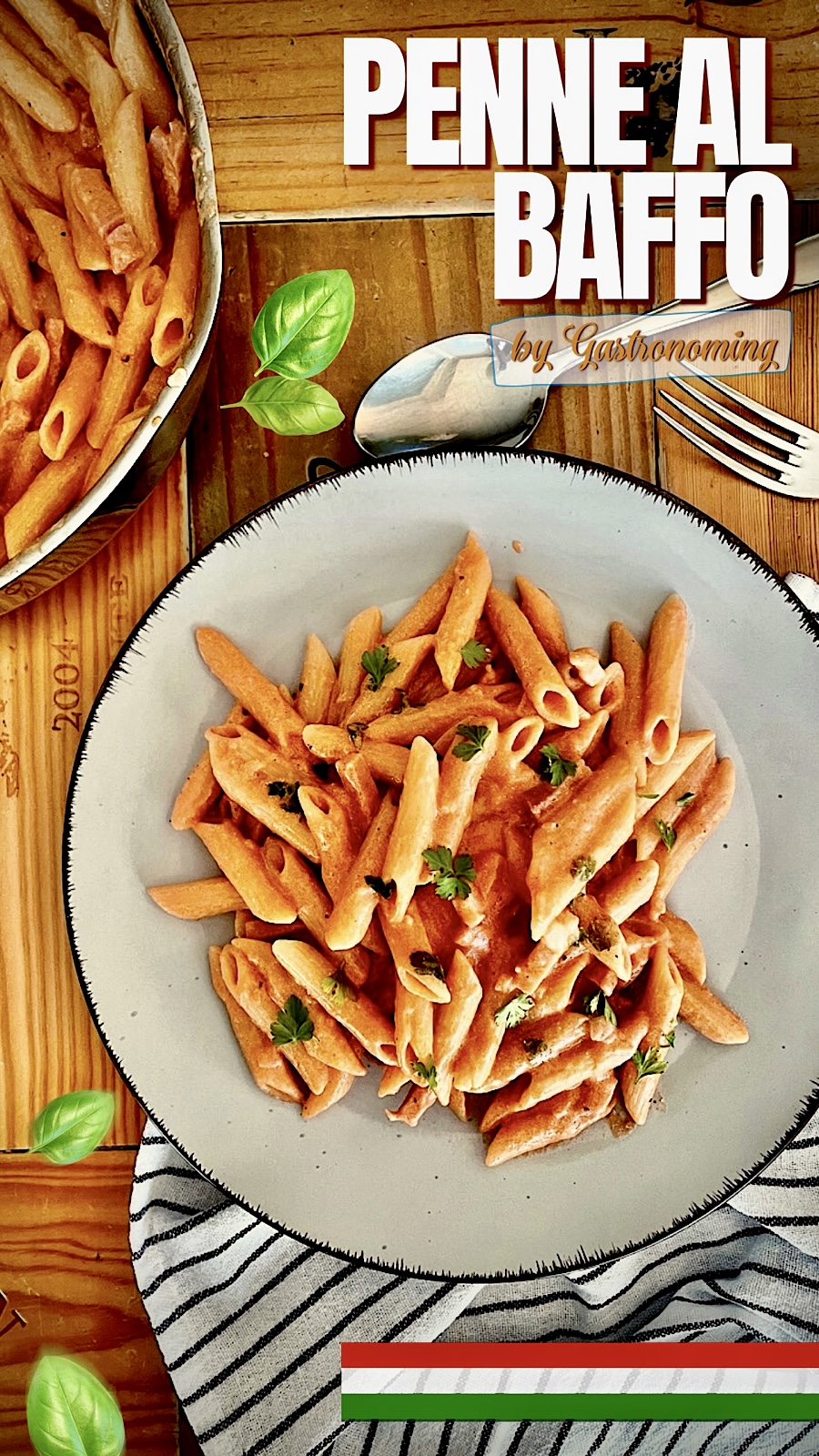 Penne al baffo, una simple receta de pasta cremosa que haremos en 20 minutos