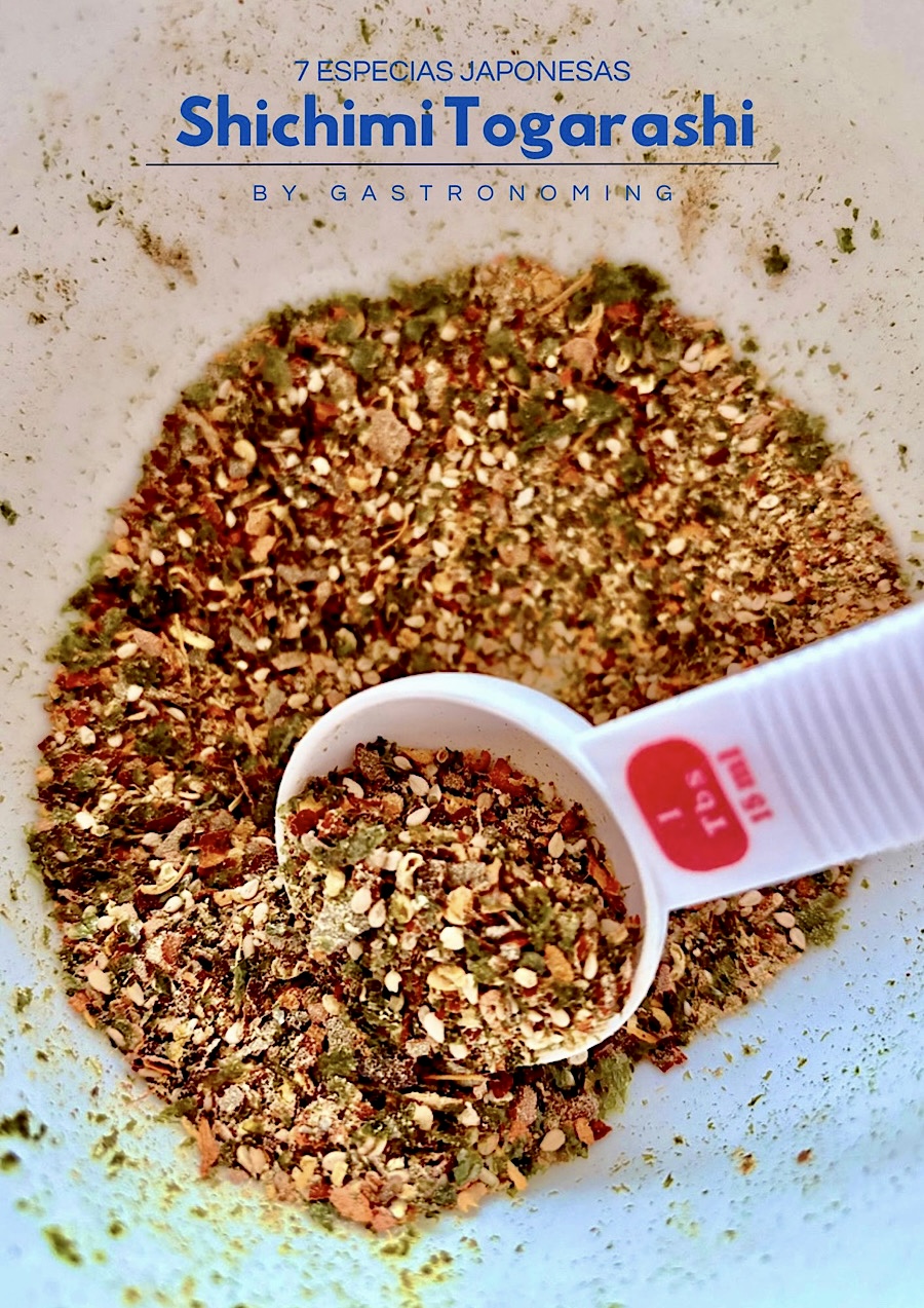 Cómo preparar Shichimi Togarashi en casa