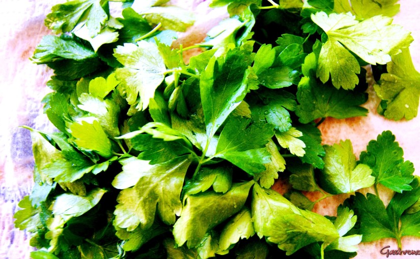 Tabouleh, ensalada de perejil