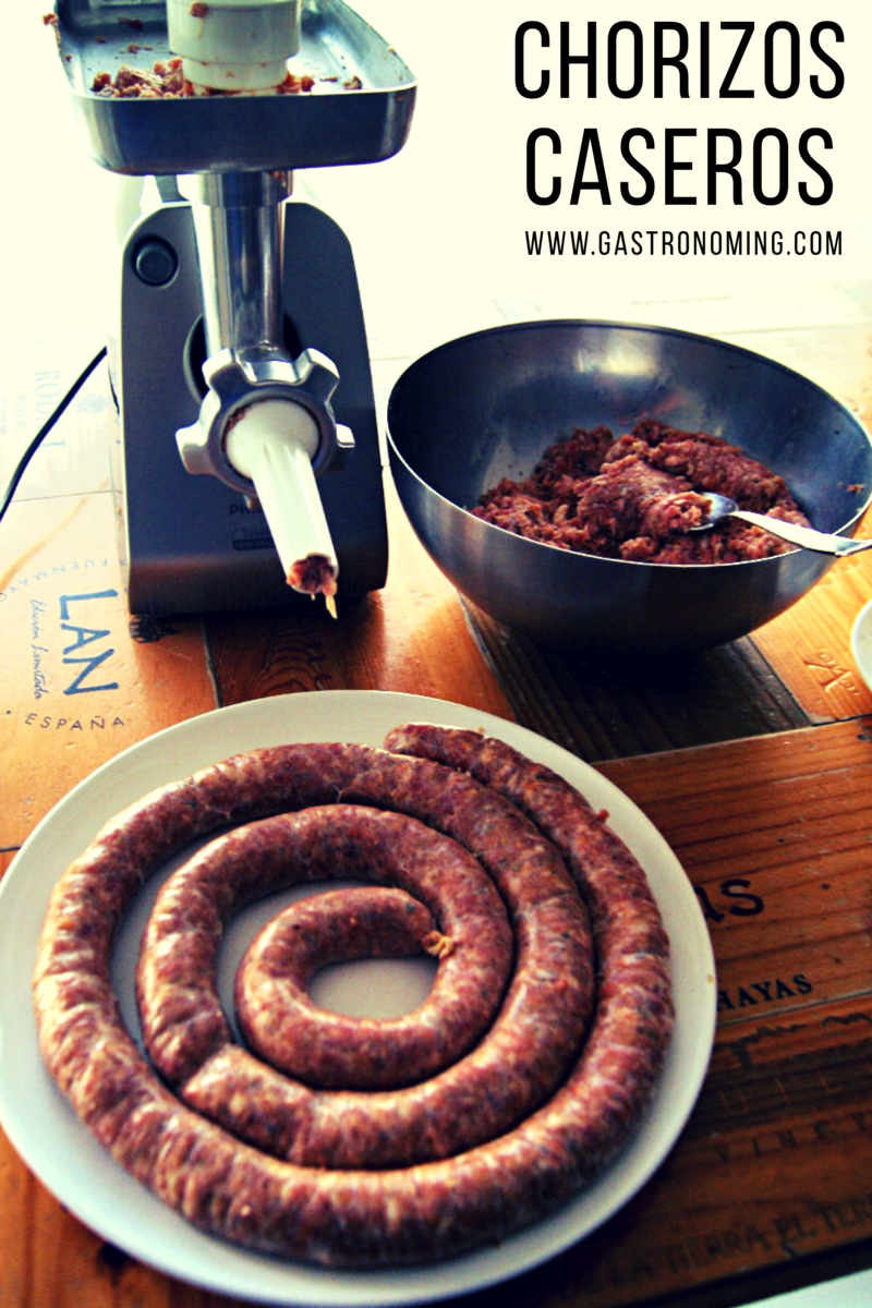 Chorizos caseros