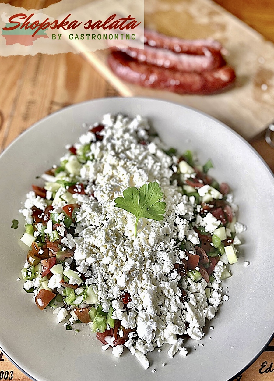 Shopska salata, una ensalada llena de frescor que viene desde los Balcanes